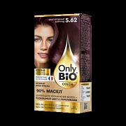 Стойкая крем-краска для волос серии Only Bio COLOR Тон 5.62 Благородный бургунд 115мл/15шт(РС)
