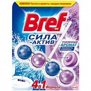 Блок для унитаза BREF Сила Актив Свежесть лаванды 50 г 1/10