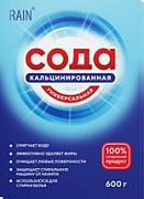 Сода кальцинированная RAIN  600 гр/ коробка (11 шт/кор)