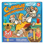 НАСТОЛЬНАЯ ИГРА "СЫРНЫЕ ПРИКЛЮЧЕНИЯ" ТМ "ИГРАЕМ ВМЕСТЕ" В РУСС. 261807