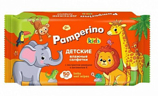 Влажные салфетки Pamperino №50 Kids детские с ромашкой и витамином Е 1/26