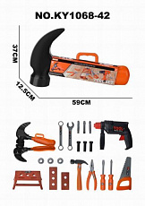 АКЦИЯ!Набор инструмента №KY1068-42 Молоток/59*12,5*37