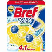 Блок для унитаза BREF  Color Aktive Лимонная свежесть 50г 1/10