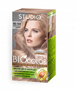 Стойкая крем краска для волос Biocolor 90.108 Жемчужный блондин, 50/50/15 мл 