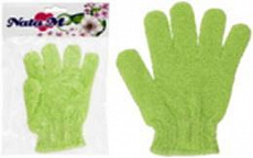Мочалка-перчатка NataM Размер: 12х18см (Цвет: зеленый)