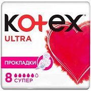 Прокладки Kotex Ultra Super 8 шт 1/10