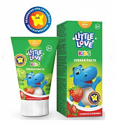 Детская зубная паста Little Love сладкая клубника 2+ 62 гр 1/24 (Свобода)