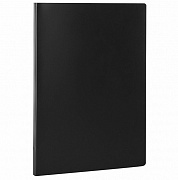 Папка с пластиковым скоросшивателем STAFF, черная, до 100 листов, 0,5 мм, 229231/Россия