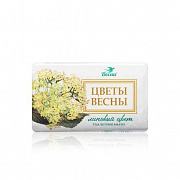 Мыло туалетное ЦВЕТЫ ВЕСНЫ 90г Липовый цвет 1/6 (72)