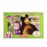 Настольная игра-ходилка Маша и Медведь. Азбука. в кор. Умные игры 228522