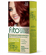 Стойкая крем-краска для волос Fito color intense тон 6.5 Красное дерево 115мл 1/17