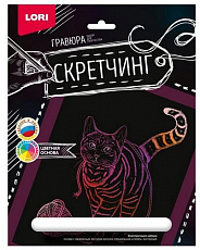 Гр-724 Скретчинг 18*24см Животные "Игривая кошка"