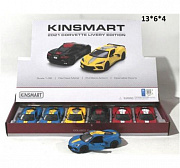 Машина металл. инерц. 2021 corvette Kinsmart  KT5432FD Откр. двери/Китай 1/12