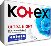 Прокладки  Kotex Ultra Night Kotex 7шт 1/10