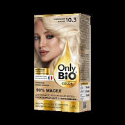 Стойкая крем-краска для волос серии Only Bio COLOR Тон 10.3 Сияющий блонд 115мл/15шт(РС)