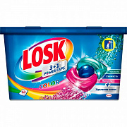 Капсулы для стирки LOSK Color 12шт*13г 1/4