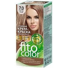 Cтойкая крем-краска для волос серии «Fitocolor», тон 7.0 светло-русый 115мл 1/20