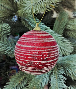Ёлочная игрушка Шары 3шт, 8см, пенопласт (037409) /1/1/128/