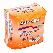 Прокладки гигиенические Милана VIta софт, 10 шт, 1/36