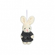 16 см Мягкая игрушка "Заяц в костюме", полиэстер, 16см, 5 цветов