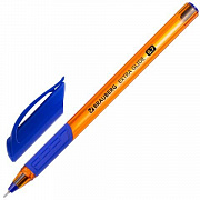 Уп. 12 шт. Ручка шариковая масляная с грипом BRAUBERG Extra Glide GT Tone Orange, СИНЯЯ, 0,7мм, 0,35