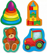 ВладиТ Baby puzzle "Игрушки" ET02-006,VT1106-92/Китай