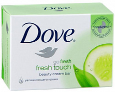 Мыло туалетное DOVE 135 гр Refreshing (Прикосновение свежести) 1/48