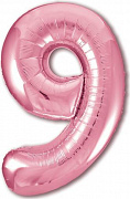 Шар Agura Slim Фламинго цифра 9 (40''/102 см) 755433