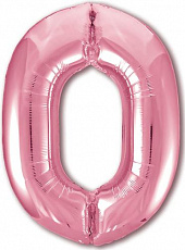 Шар Agura Slim Фламинго цифра 0 (40''/102 см) 755358