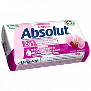 Мыло туалетное АБСОЛЮТ 90гр Cream дикая орхидея антибак 1/6 (72) (Самара) 