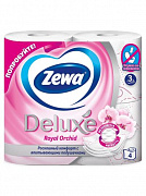 Бумага туалетная ZEWA Deluxe Орхидея 3 сл. 4 шт. 1/14