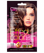 Cтойкая крем-краска для волос серии «Effect Сolor» 50мл, тон 3.0 тёмный каштан(РС)