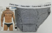 Трусы -плавки Calvin Klein муж., хлопок 95 %, 3 цвета (3 шт в уп.) ассорт. размер XL