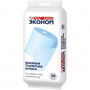 Влажная туалетная бумага с ромашкой Эконом smart №50