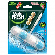 Подвесной блок для унитаза Master FRESH GOLD DUO EFFECT 5в1 МОРСКОЙ, 1/24
