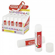Клей-карандаш 21 г ПИФАГОР 21 г, 227610/1/24/