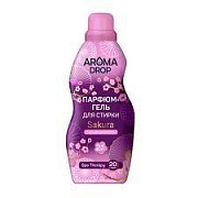 Гель для стирки АРОМА ДРОП SPA TERAPY 1000 мл 2 в 1 с кондиционером Sakura 1/6