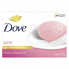 Мыло туалетное DOVE 135 гр. Pink (для нежной, гладкой кожи) 1/48