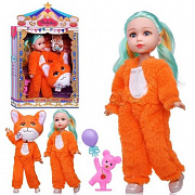 Кукла "Вика" в костюме слоника, в коробке