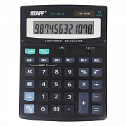 Калькулятор STAFF настольный STF-888-12, 12 разрядов, двойное питание, 200х150мм/Россия