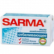 Мыло хозяйственное Сарма 140г Отбеливающее (НК) 1/48