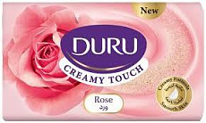 Мыло туалетное DURU Cream Touch Роза 165 гр 1/48