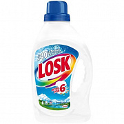 Гель для стирки Losk "Горное озеро" для белого белья, 1.3л 1/4