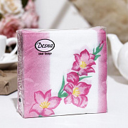 Салфетки 1сл 40л 24*24 Desna Design Гладиолус 1/32