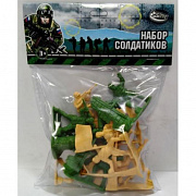 416094 Набор солдатиков военные, пакет 17*13,5*3,5 см ИГРАЕМ ВМЕСТЕ в кор.2*486шт