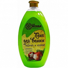 Пена для ванн увлажняющая ЛА РОССА Яблоко и корица 1л (РК) 1/10