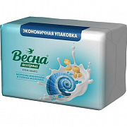 Мыло туалетное ВЕСНА 4*75гр Ассорти Морск минералы и соев молочко (Самара) 1/24