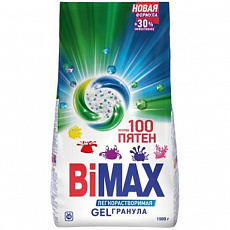 Стиральный порошок Bimax 100 пятен автомат 1500 г 1/6