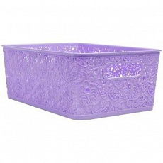 Корзина для хранения "СКАЗКА" 210х110х60 №1 , фиолетовый,  Т262-5 1/20/