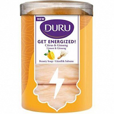 Мыло туалетное DURU GET ENERGIZER Бодрящее  4*90г   /16